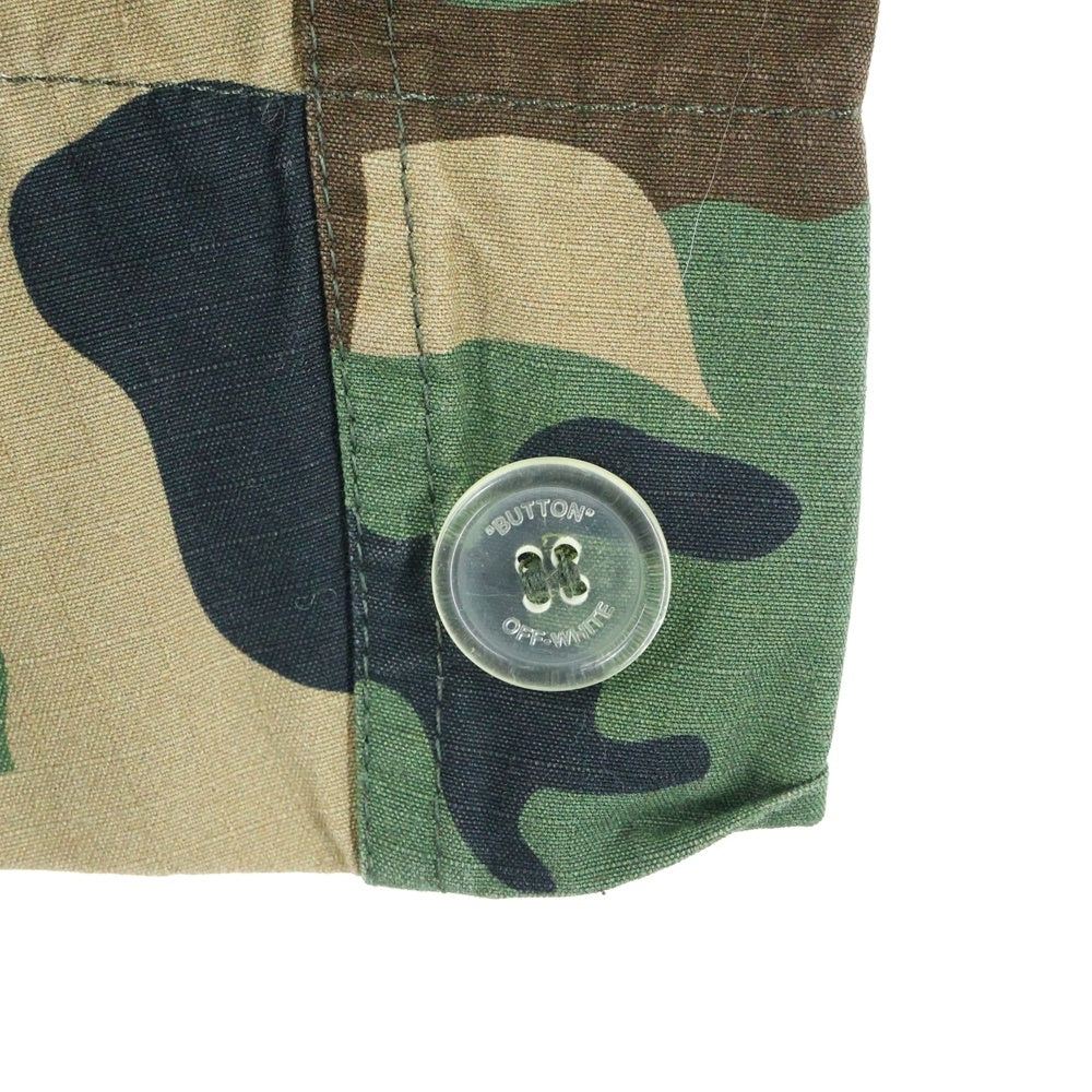 OFF-WHITE(オフホワイト) 17AW Archive Field Jacket カモフラージュ 迷彩 フィールドジャケット カーキ OMEA007F17039007
