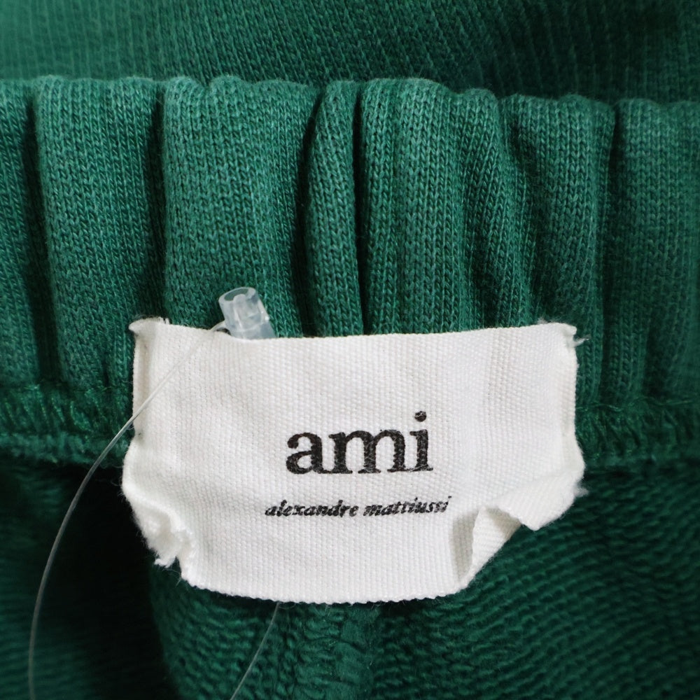 AMI Alexandre Mattiussi(アミアレクサンドルマテュッシ) Sweatpants ロゴ刺繍 スウェットパンツ グリーン A21HJ308.747