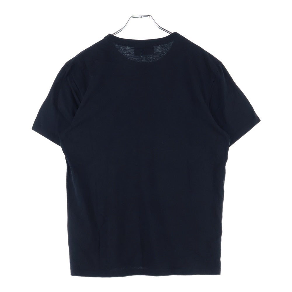 AMI Alexandre Mattiussi(アミアレクサンドルマテュッシ) Ami De Coeur LGBTQ レインボーロゴ刺繍 半袖Tシャツ ブラック SPEE20HJ197.720