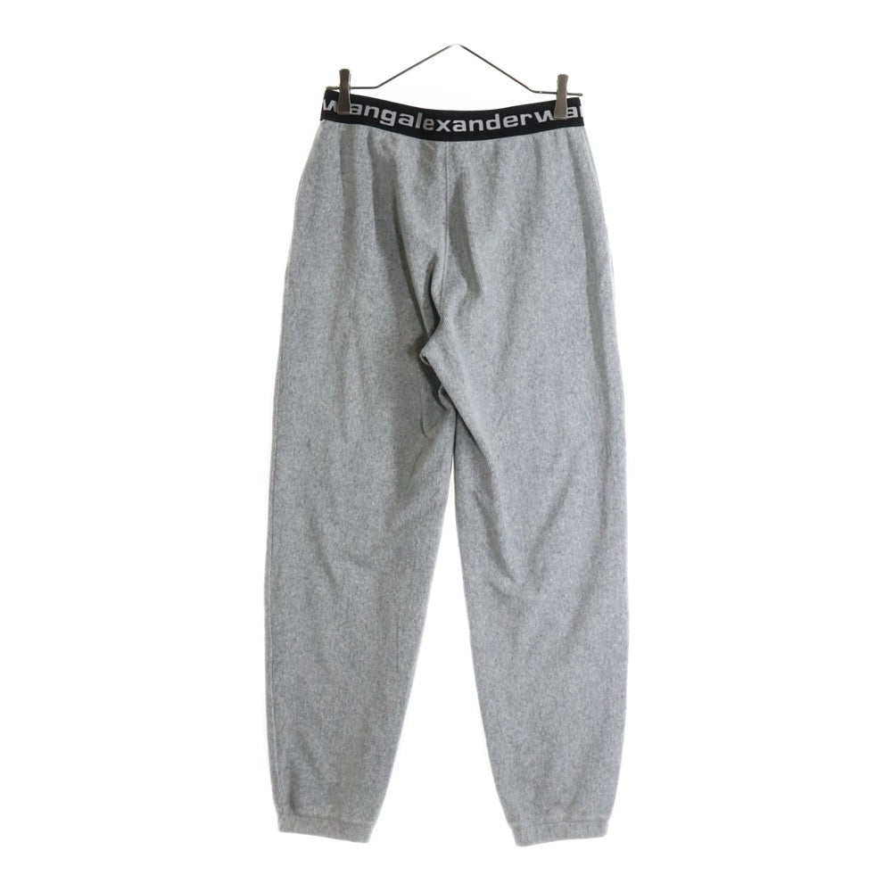 ALEXANDER WANG(アレキサンダーワン) Logo Elastic Jogger In Stretch Corduroy コーデュロイジョガーパンツ グレー レディース