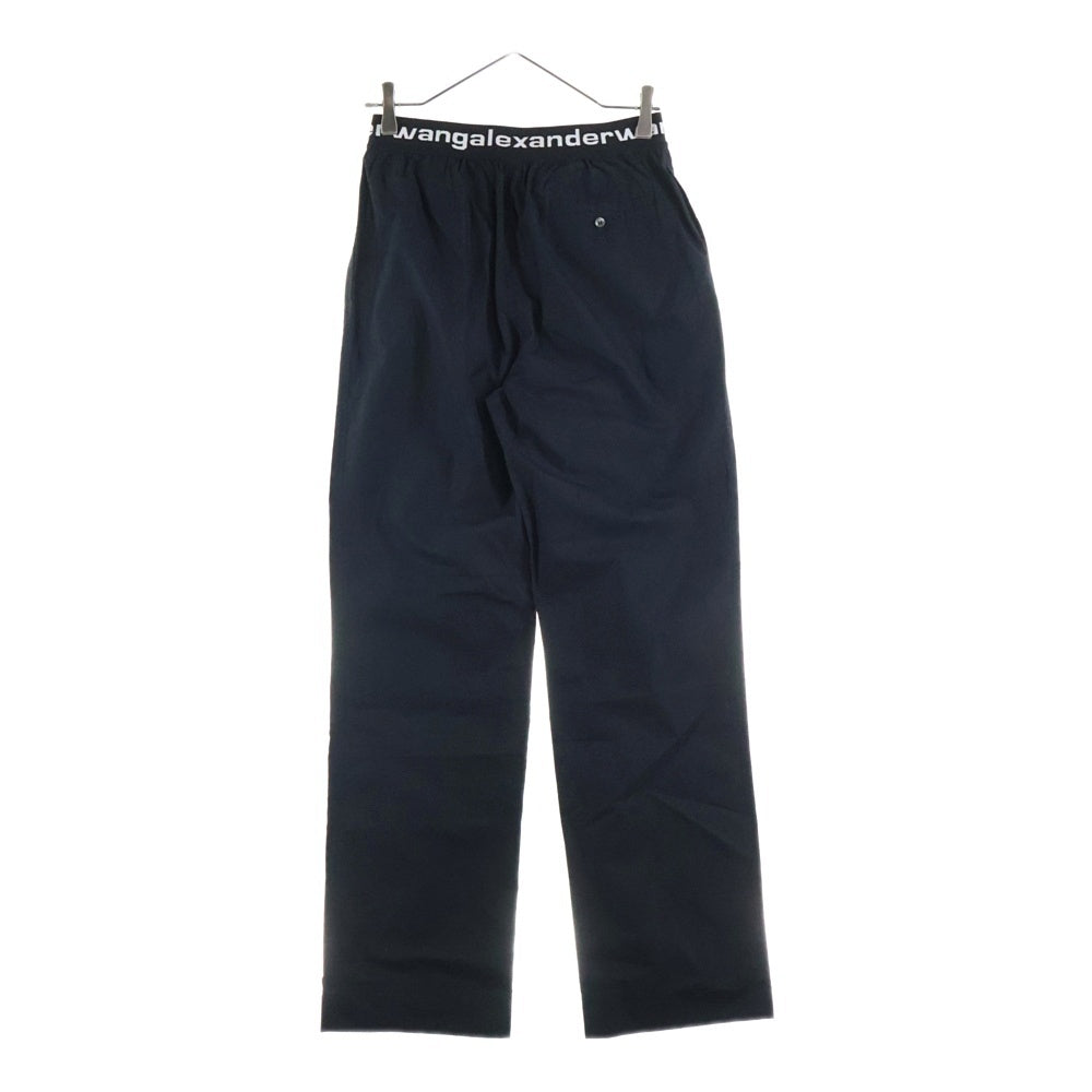 ALEXANDER WANG(アレキサンダーワン) Carrot Pants ロゴバンド ジョガーパンツ ブラック レディース
