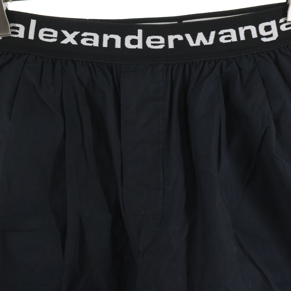 ALEXANDER WANG(アレキサンダーワン) Carrot Pants ロゴバンド ジョガーパンツ ブラック レディース