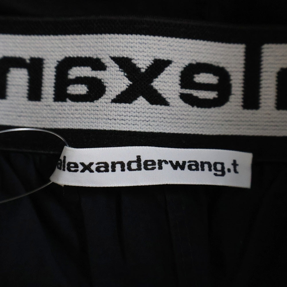 ALEXANDER WANG(アレキサンダーワン) Carrot Pants ロゴバンド ジョガーパンツ ブラック レディース