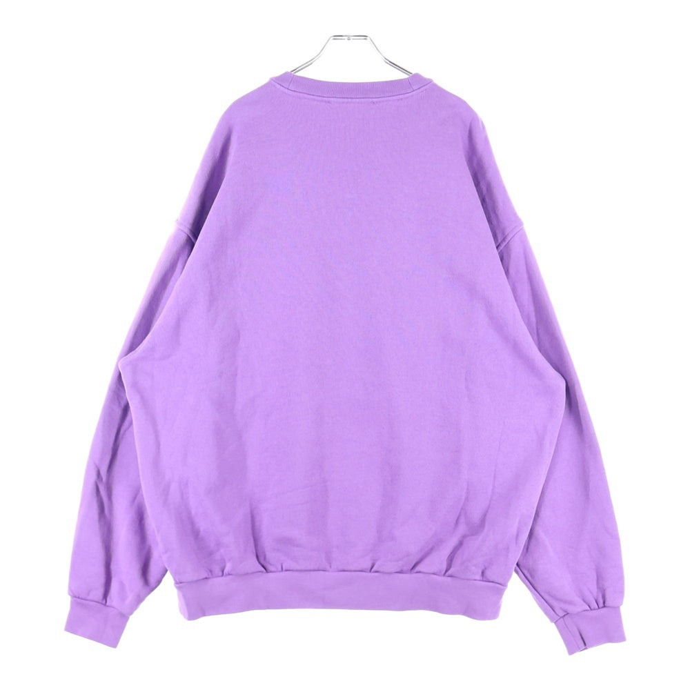 Acne Studios(アクネ ストゥディオズ) Bubble Logo Sweatshirt バブルロゴ クルーネックスウェットトレーナー パープル FN-MN-SWEA000311 BI0172-