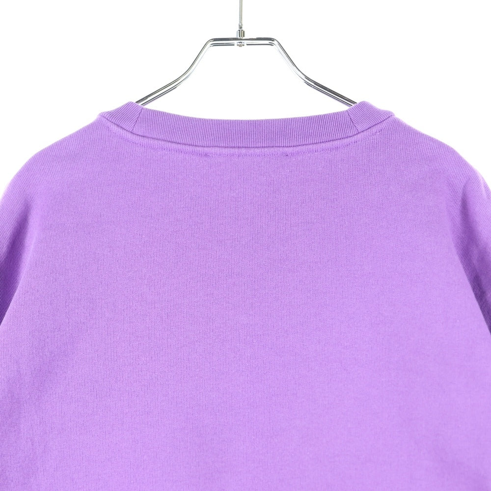 Acne Studios(アクネ ストゥディオズ) Bubble Logo Sweatshirt バブルロゴ クルーネックスウェットトレーナー パープル FN-MN-SWEA000311 BI0172-
