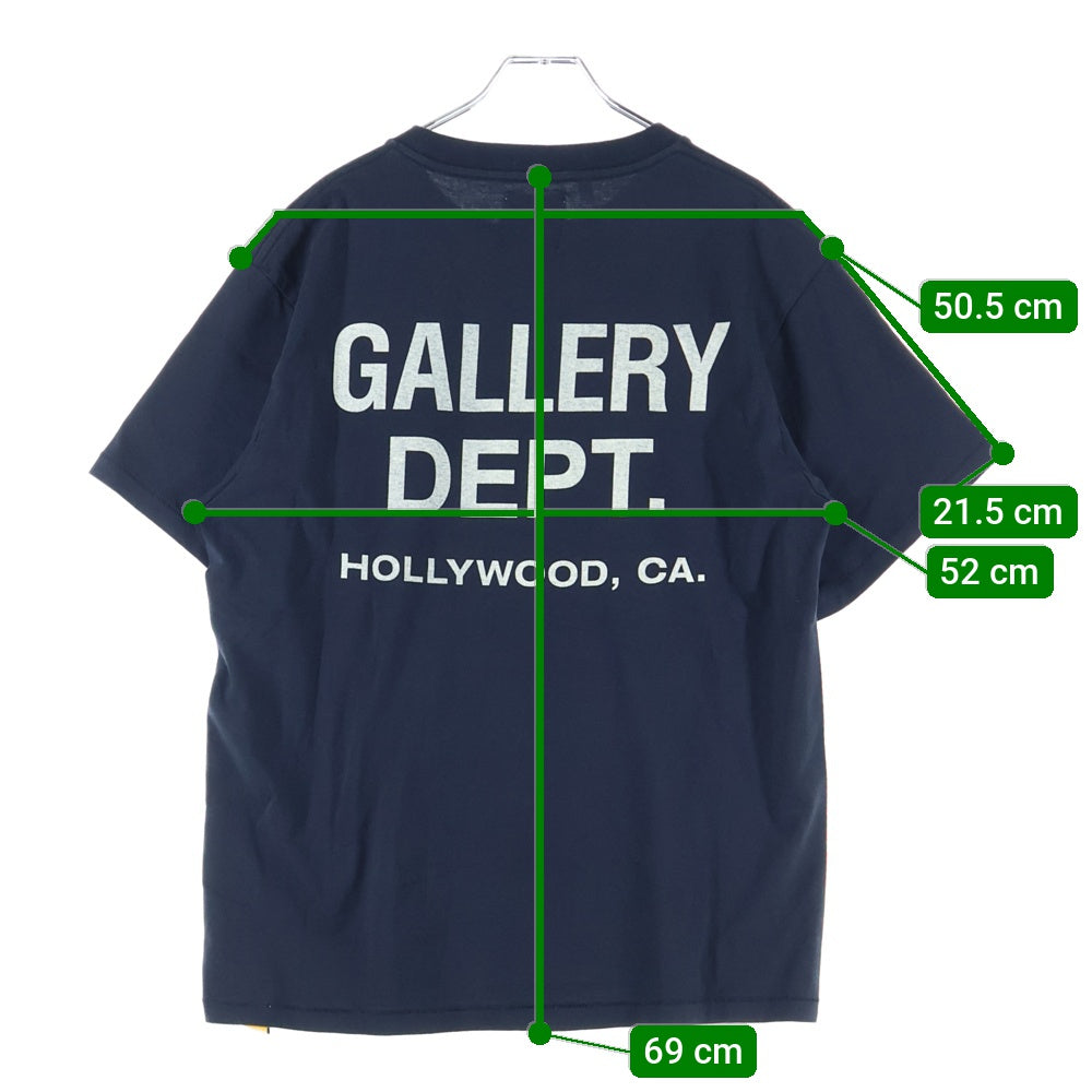 GALLERY DEPT.(ギャラリーデプト) Souvenir T-Shirt ロゴプリント半袖Tシャツ ネイビー