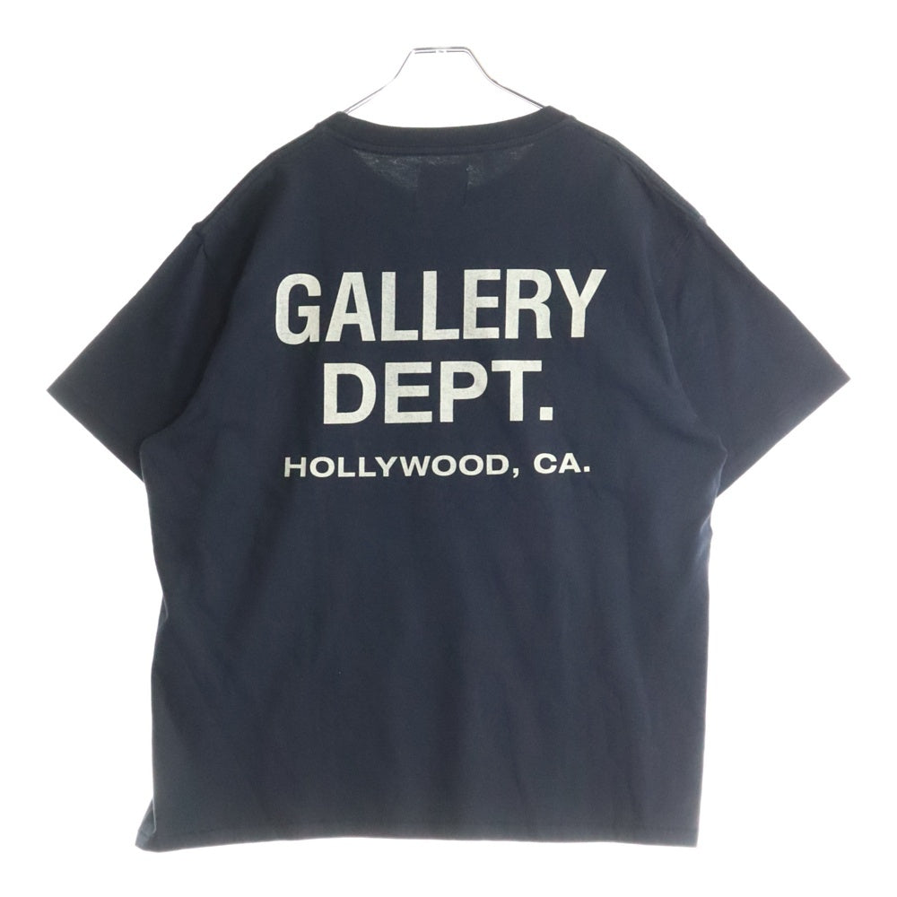 GALLERY DEPT.(ギャラリーデプト) Souvenir T-Shirt ロゴプリント半袖Tシャツ ネイビー