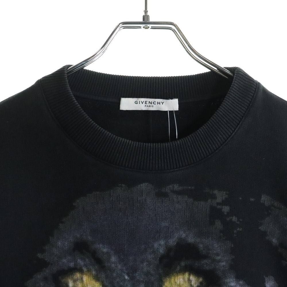 GIVENCHY(ジバンシィ) Rottweiler Sweatshirt ロットワイラー ドッグプリント クルーネックスウェットトレーナー ブラック 14X 7712 498