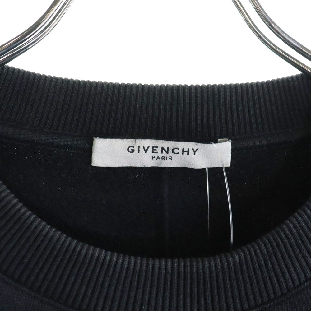 GIVENCHY(ジバンシィ) Rottweiler Sweatshirt ロットワイラー ドッグプリント クルーネックスウェットトレーナー ブラック 14X 7712 498