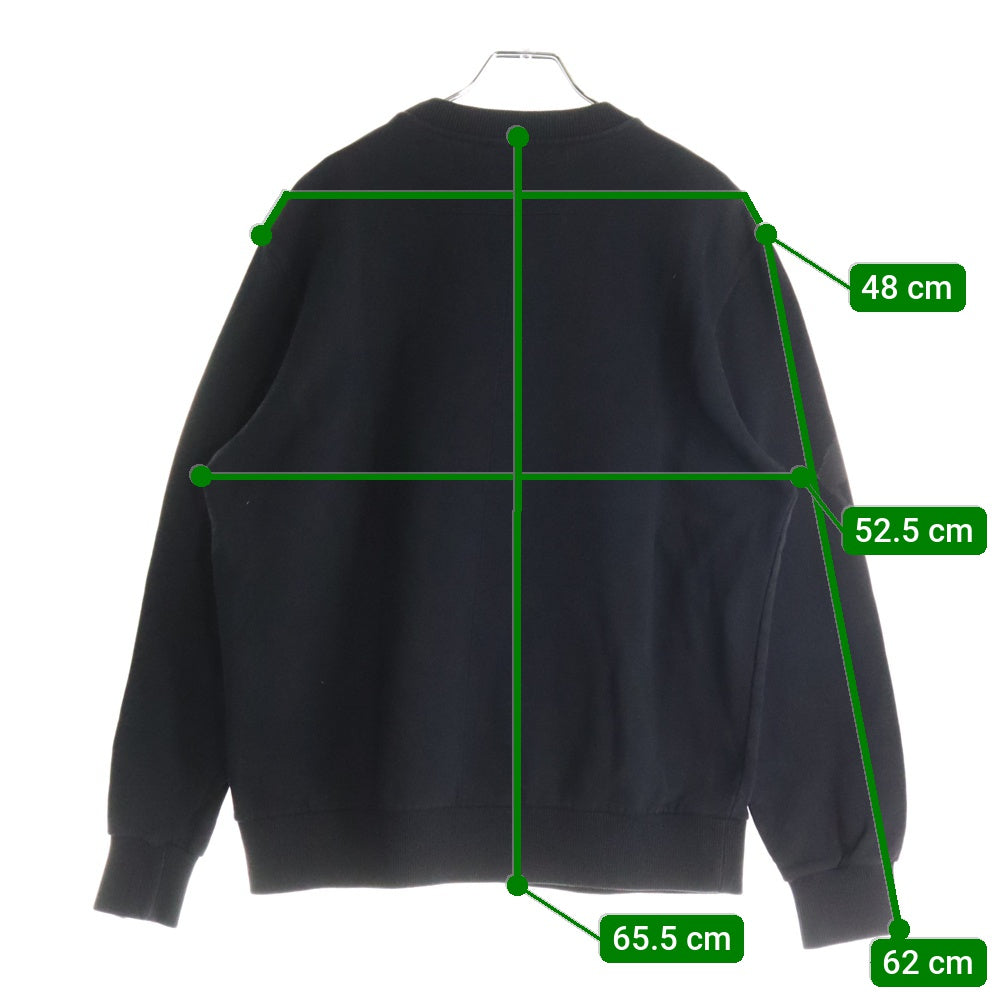 GIVENCHY(ジバンシィ) Rottweiler Sweatshirt ロットワイラー ドッグプリント クルーネックスウェットトレーナー ブラック 14X 7712 498