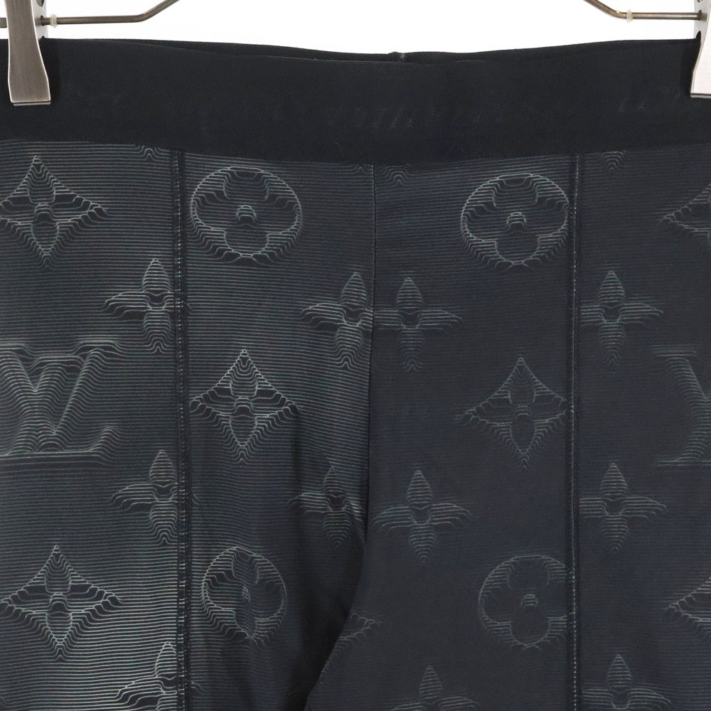LOUIS VUITTON(ルイヴィトン) 21SS Leggings テクニカル プリンテッド レギンス ロングパンツ ブラック RM211M ZMK HKY13W