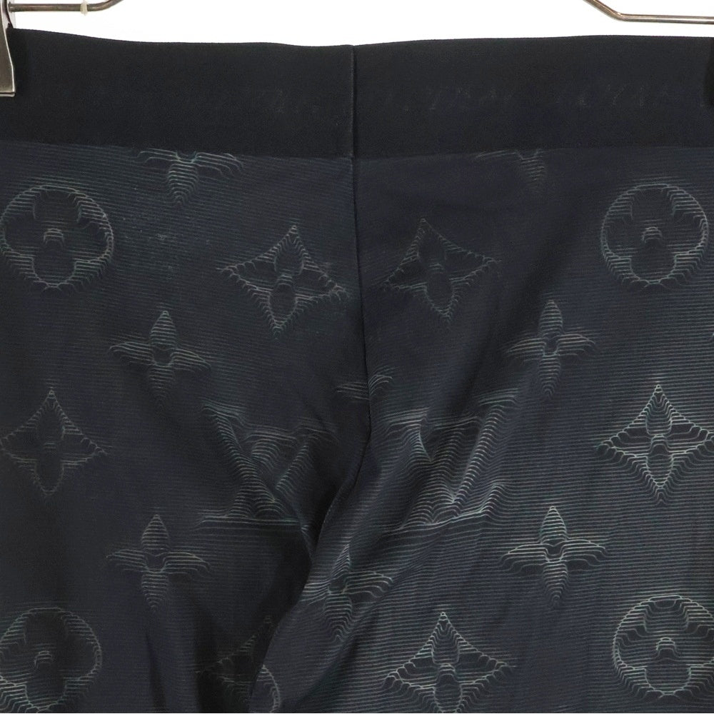 LOUIS VUITTON(ルイヴィトン) 21SS Leggings テクニカル プリンテッド レギンス ロングパンツ ブラック RM211M ZMK HKY13W