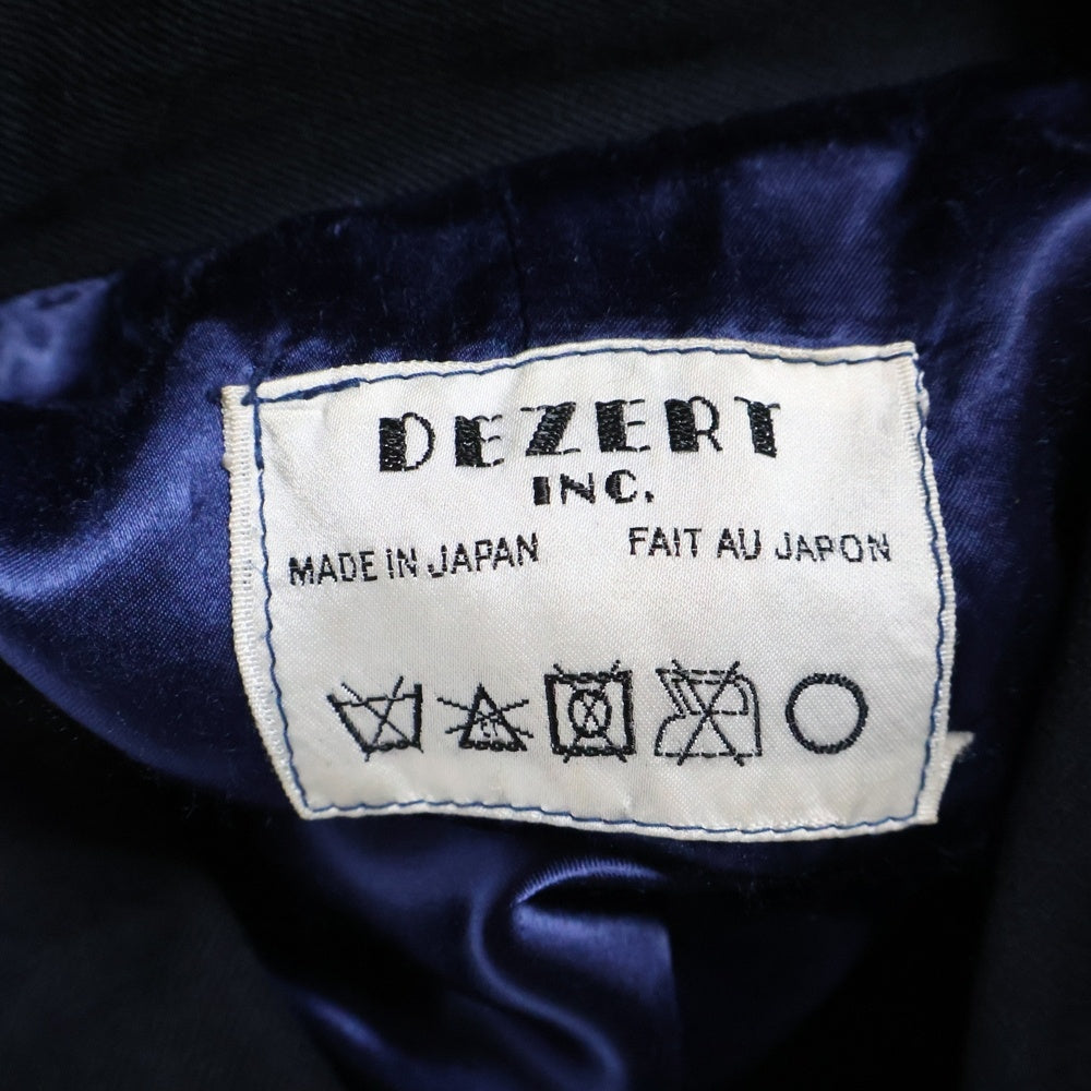 dezert(デザート) dezert デザート ボタンフライ ブルゾン ジャケット ブラック