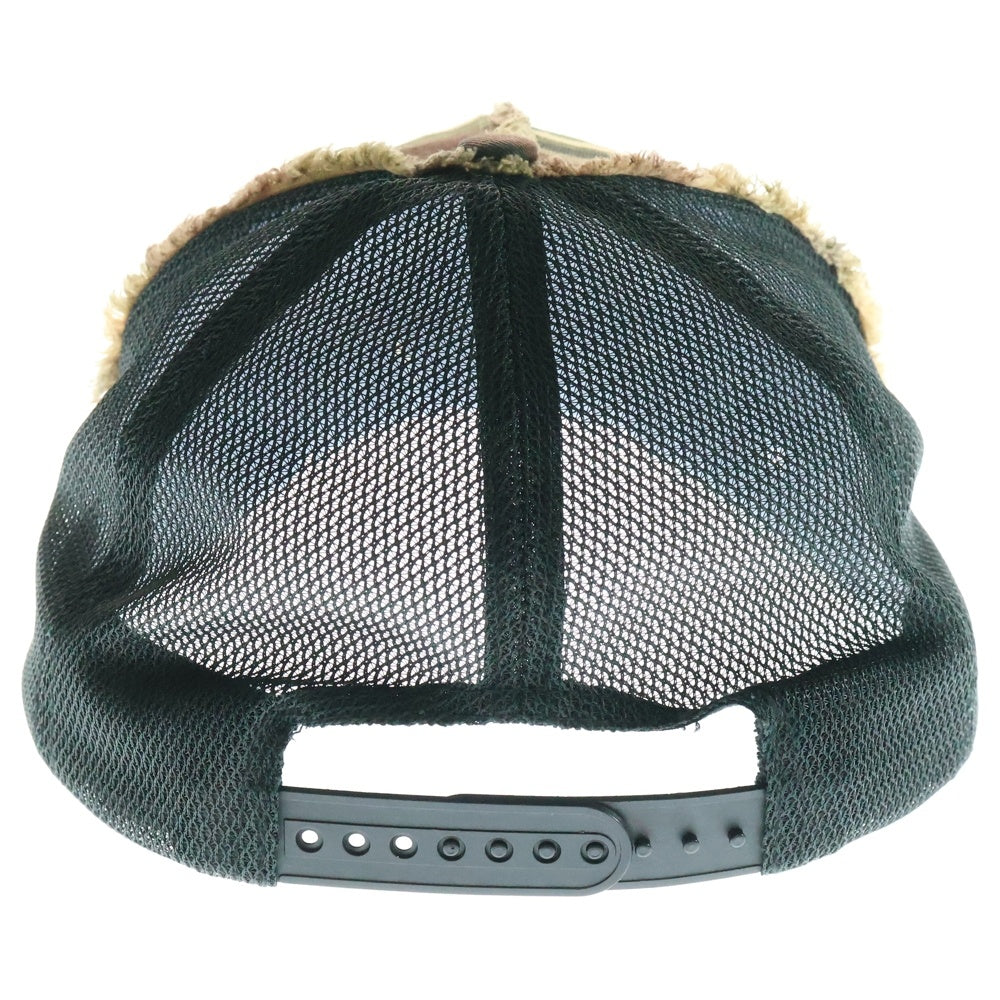 NO BRAND(ノーブランド) YOSHINORI KOTAKE DESIGN ヨシノリ コタケ ダメージ加工 カモフラージュ メッシュキャップ 帽子 カーキ