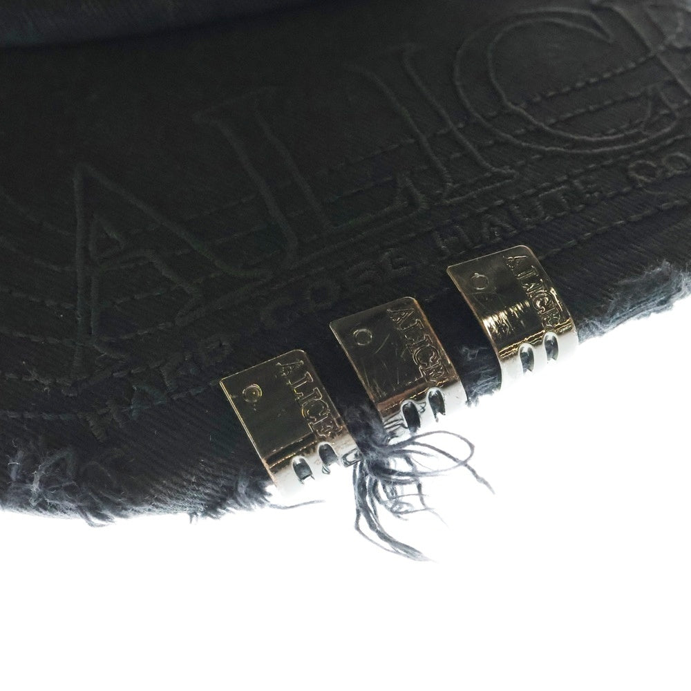 Alice Hollywood(アリス ハリウッド) HARD CORE HAUTE COUTURE ハードコアオートクチュール フロント刺繍 キャップ 帽子