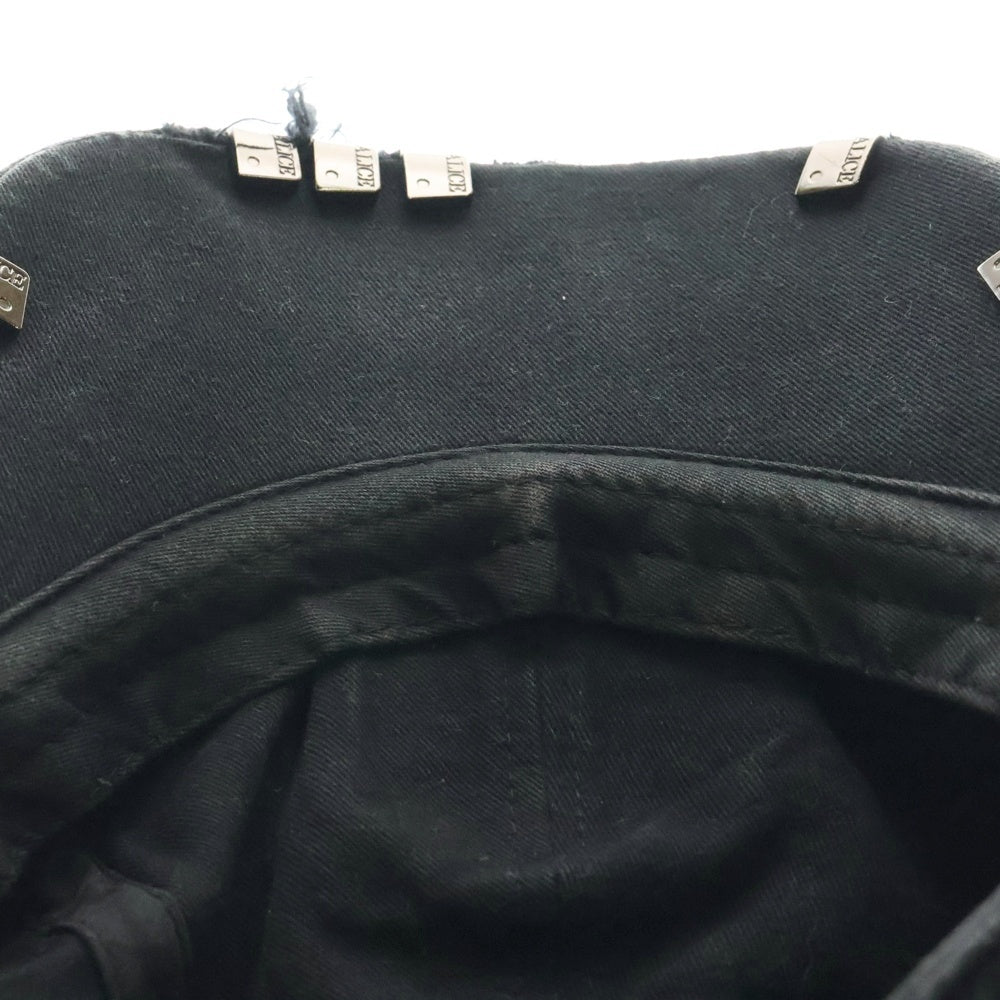 Alice Hollywood(アリス ハリウッド) HARD CORE HAUTE COUTURE ハードコアオートクチュール フロント刺繍 キャップ 帽子