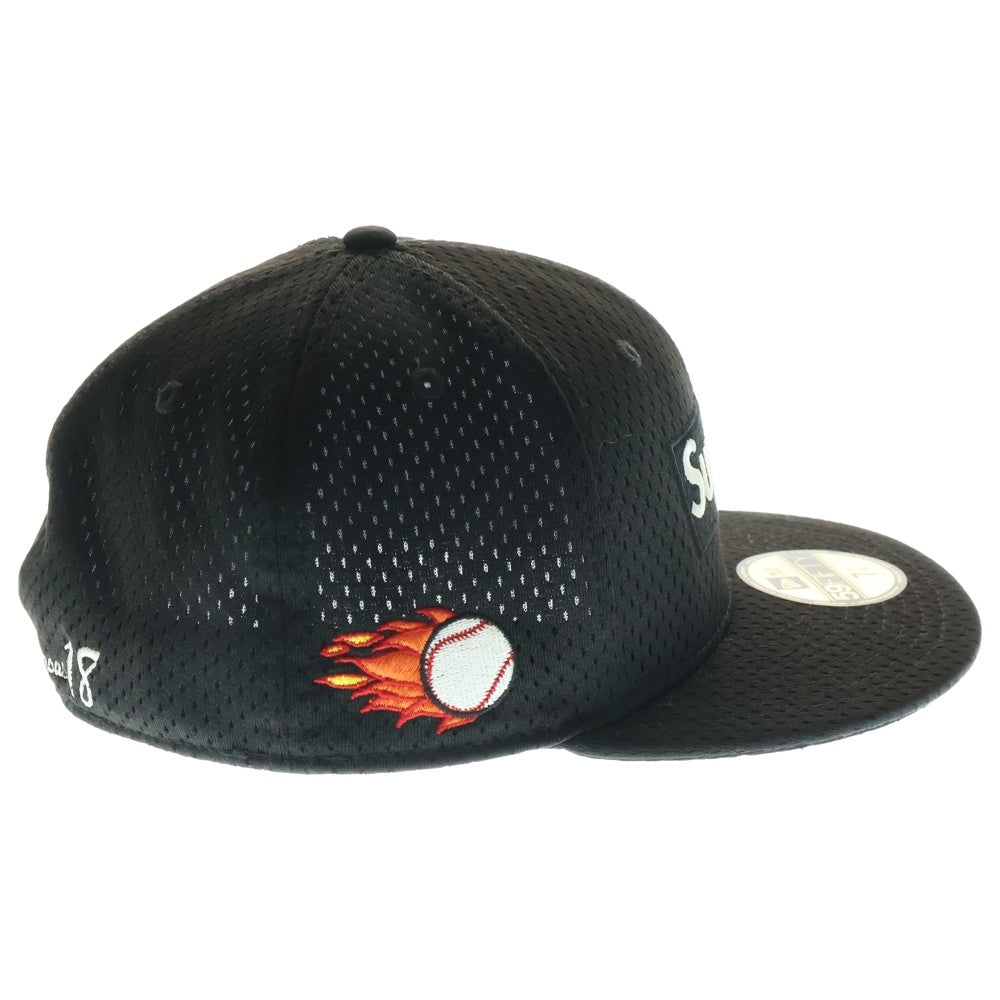 SUPREME(シュプリーム) ×NEWERA 20 World Famous 18 ニューエラ ワールドフェイマス キャップ 帽子 ブラック