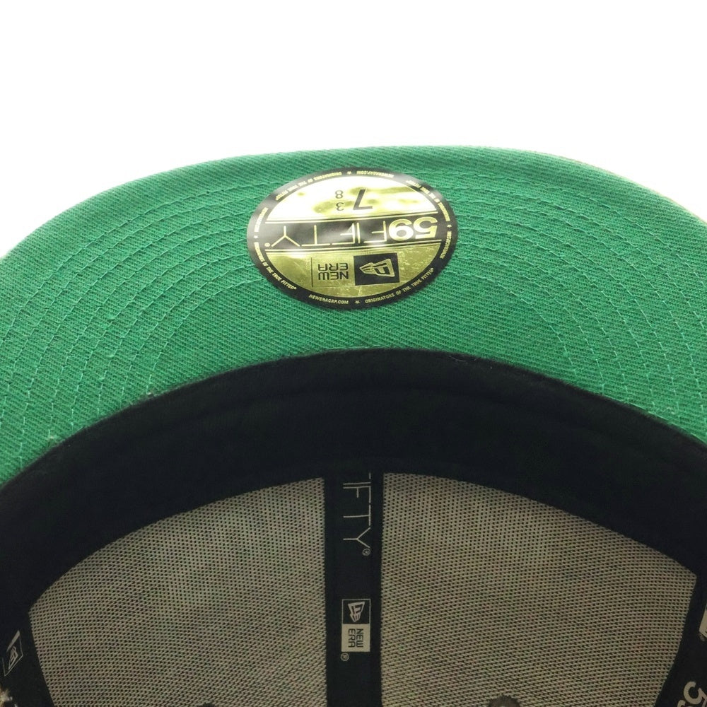 SUPREME(シュプリーム) 22AW ×NEWERA Velour Box Logo ニューエラ ベロア ボックスロゴ キャップ 帽子 カーキ