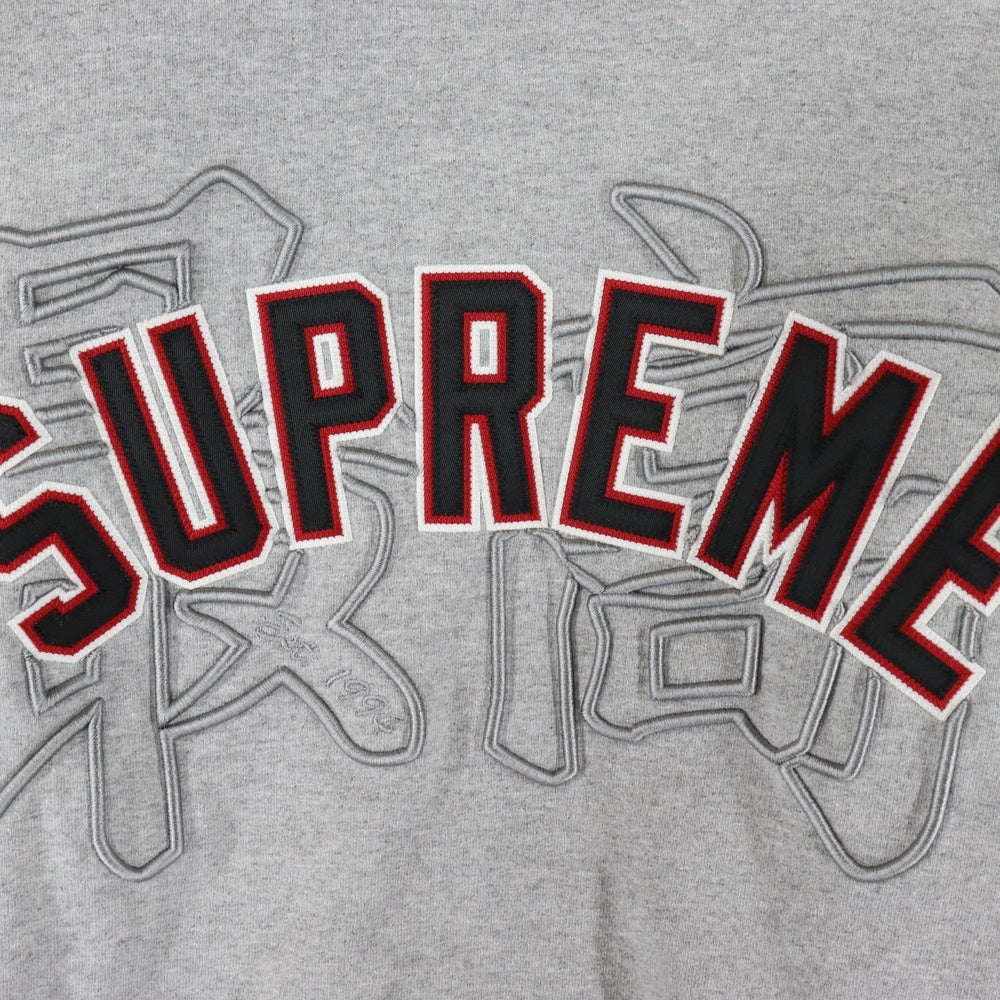 SUPREME(シュプリーム) 20SS Kanji Logo Crewneck カンジ ロゴ クルーネック スウェットトレーナー グレー