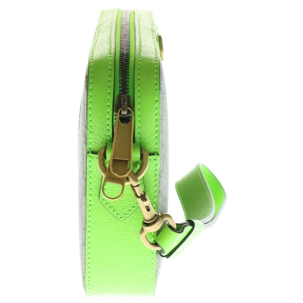 GUCCI(グッチ) GGスプリーム オフィディア ショルダーバッグ ベージュ/グリーン 699439