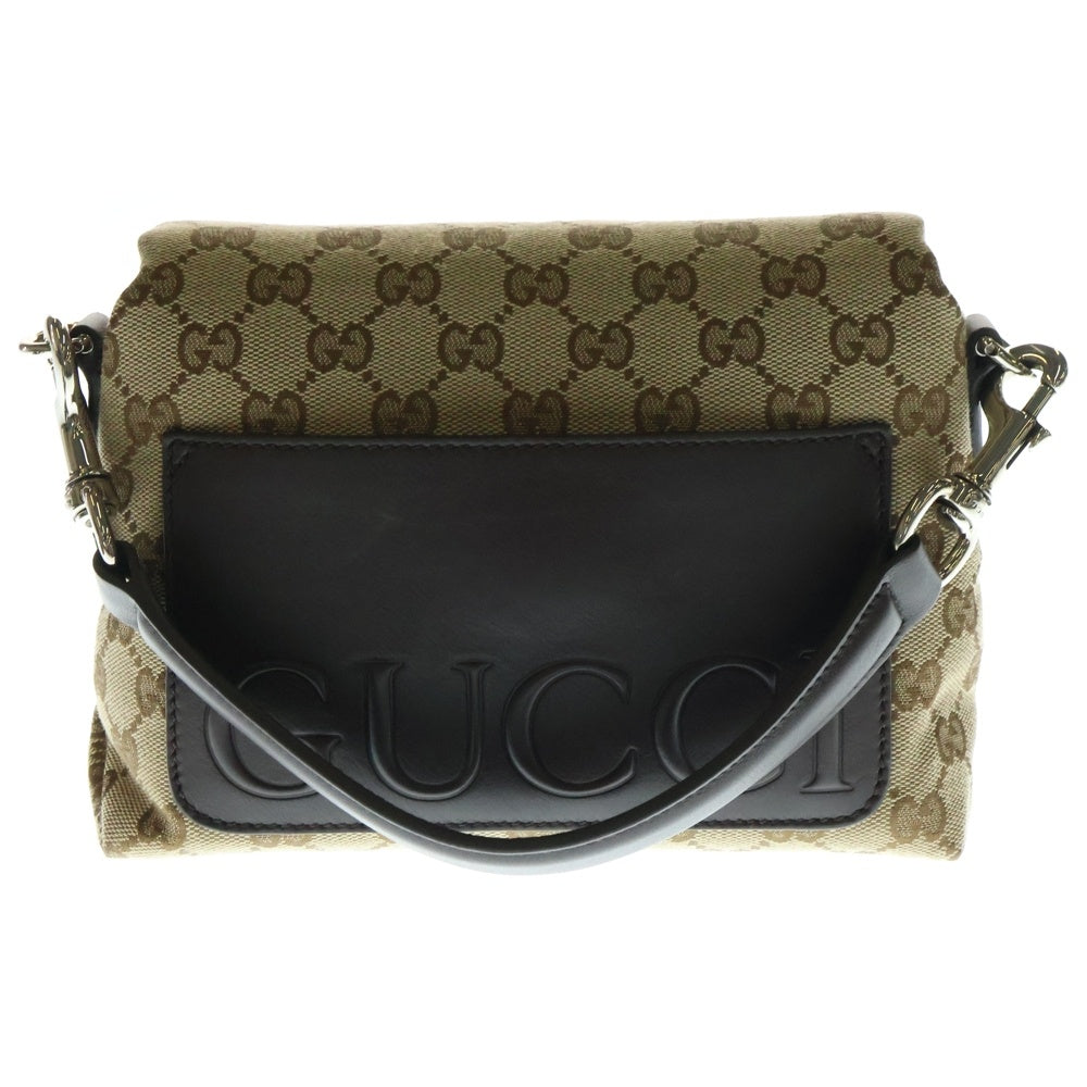 GUCCI(グッチ) モノグラム キャンバス メッセンジャーバッグ ベージュ 821617