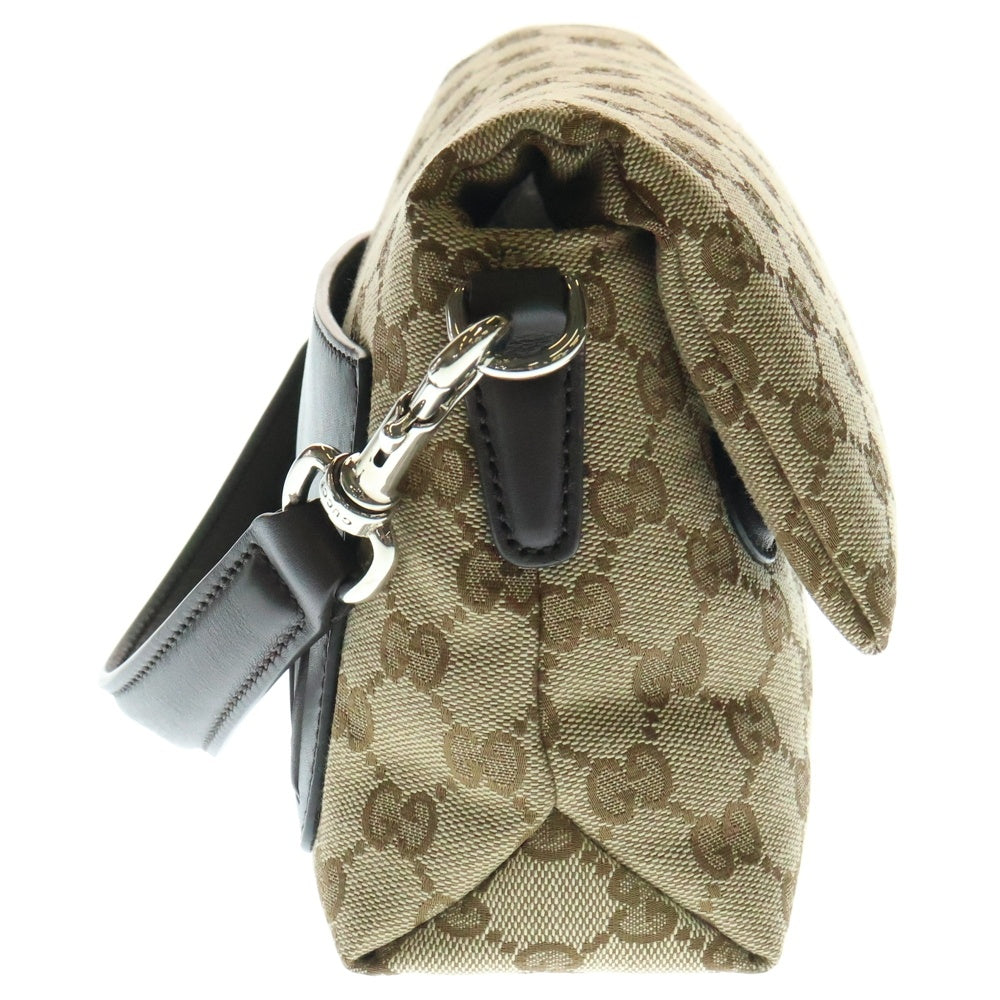 GUCCI(グッチ) モノグラム キャンバス メッセンジャーバッグ ベージュ 821617