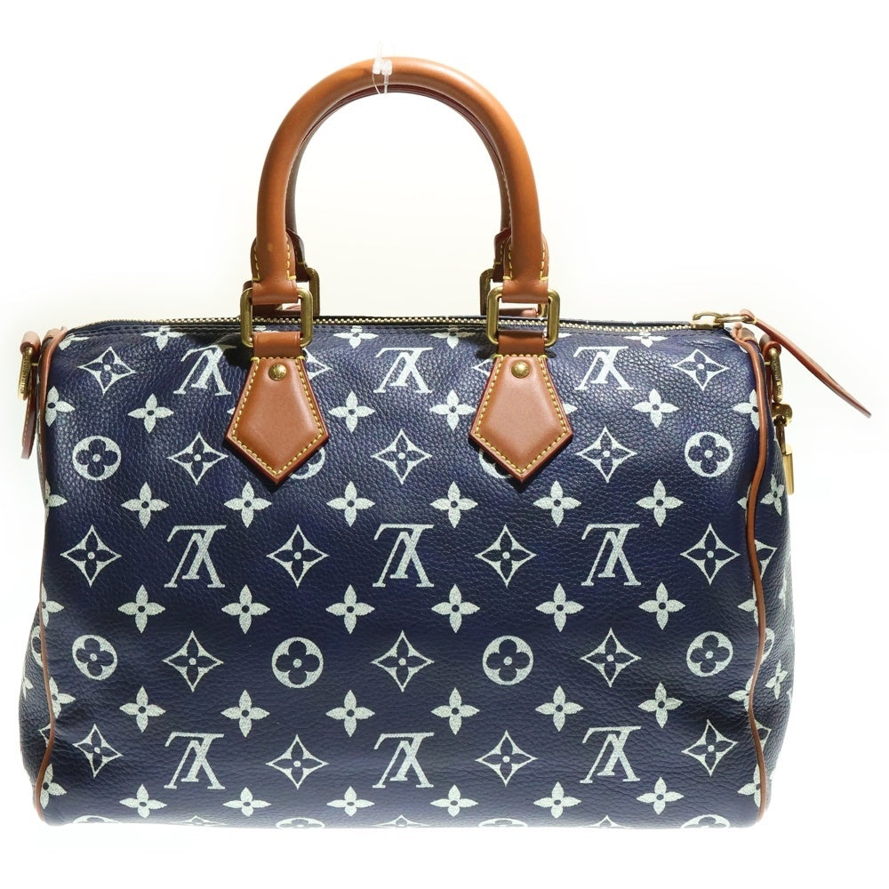 LOUIS VUITTON(ルイヴィトン) Speedy P9 Bandoliere スピーディ P9 バンドリエール30 モノグラムレザーショルダーバッグ ハンドバッグ ネイビー M15282