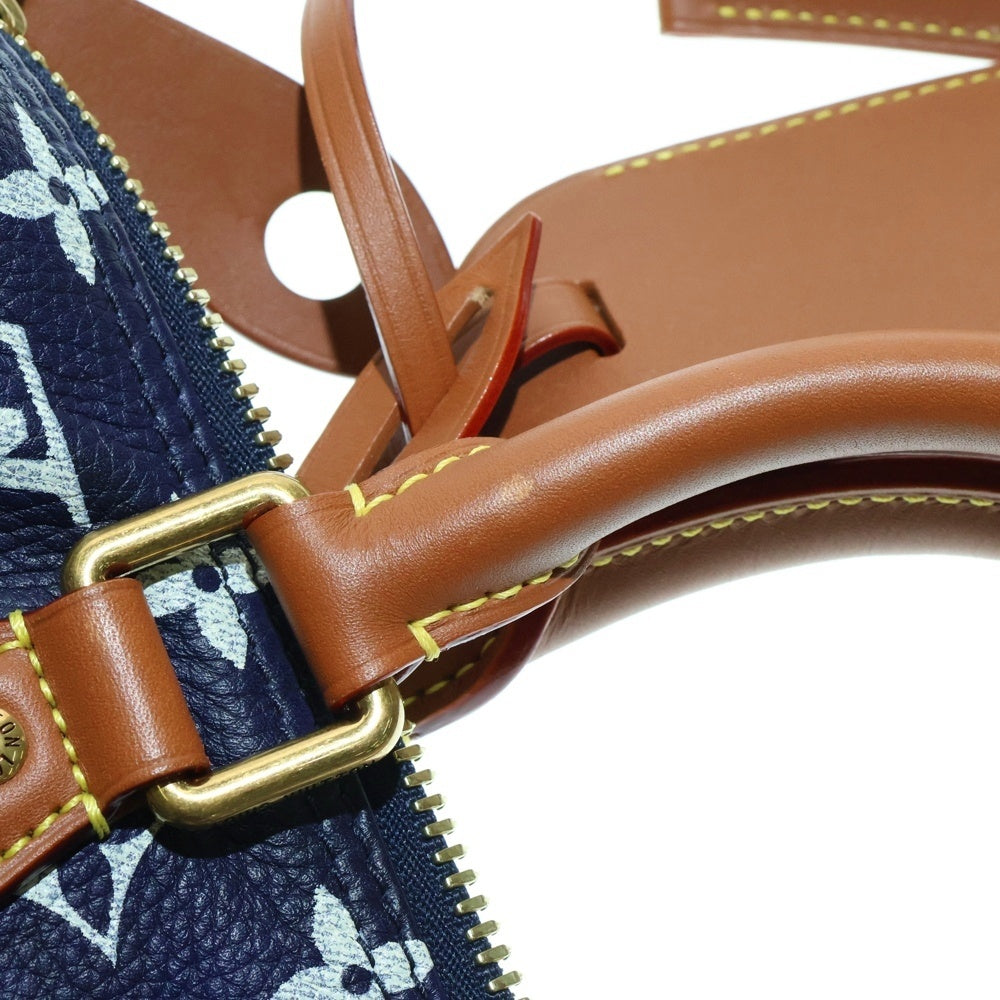 LOUIS VUITTON(ルイヴィトン) Speedy P9 Bandoliere スピーディ P9 バンドリエール30 モノグラムレザーショルダーバッグ ハンドバッグ ネイビー M15282
