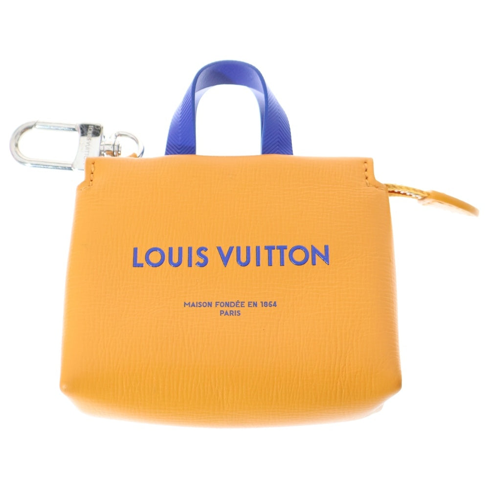 LOUIS VUITTON(ルイヴィトン) バッグチャーム LV ミニ ショッパー キーホルダー オレンジ M02699