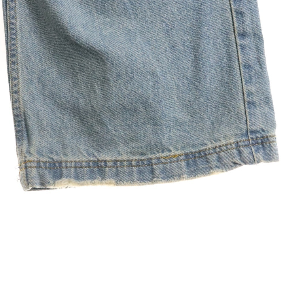 JADED LONDON(ジェイデッドロンドン) WASHED DENIM PANTS ダメージ加工 ウォッシュド デニムパンツ インディゴ