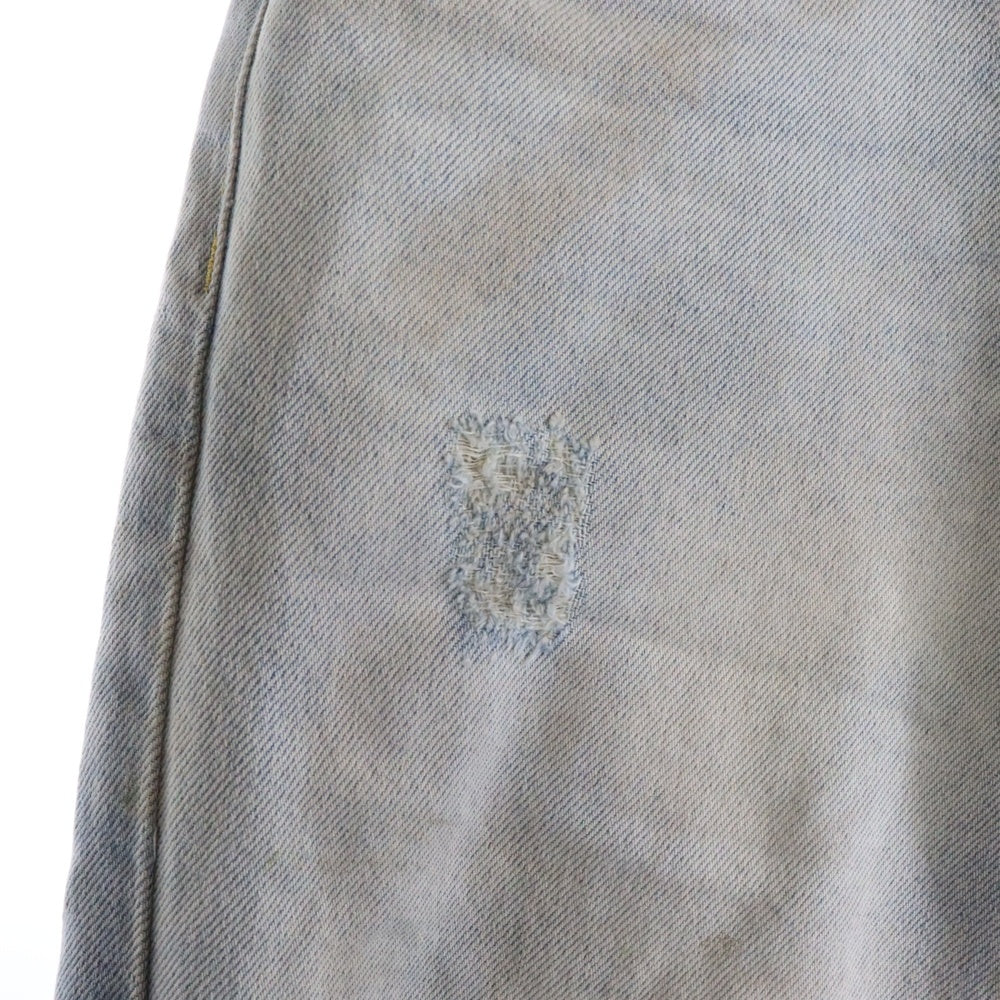 JADED LONDON(ジェイデッドロンドン) WASHED DENIM PANTS ダメージ加工 ウォッシュド デニムパンツ インディゴ