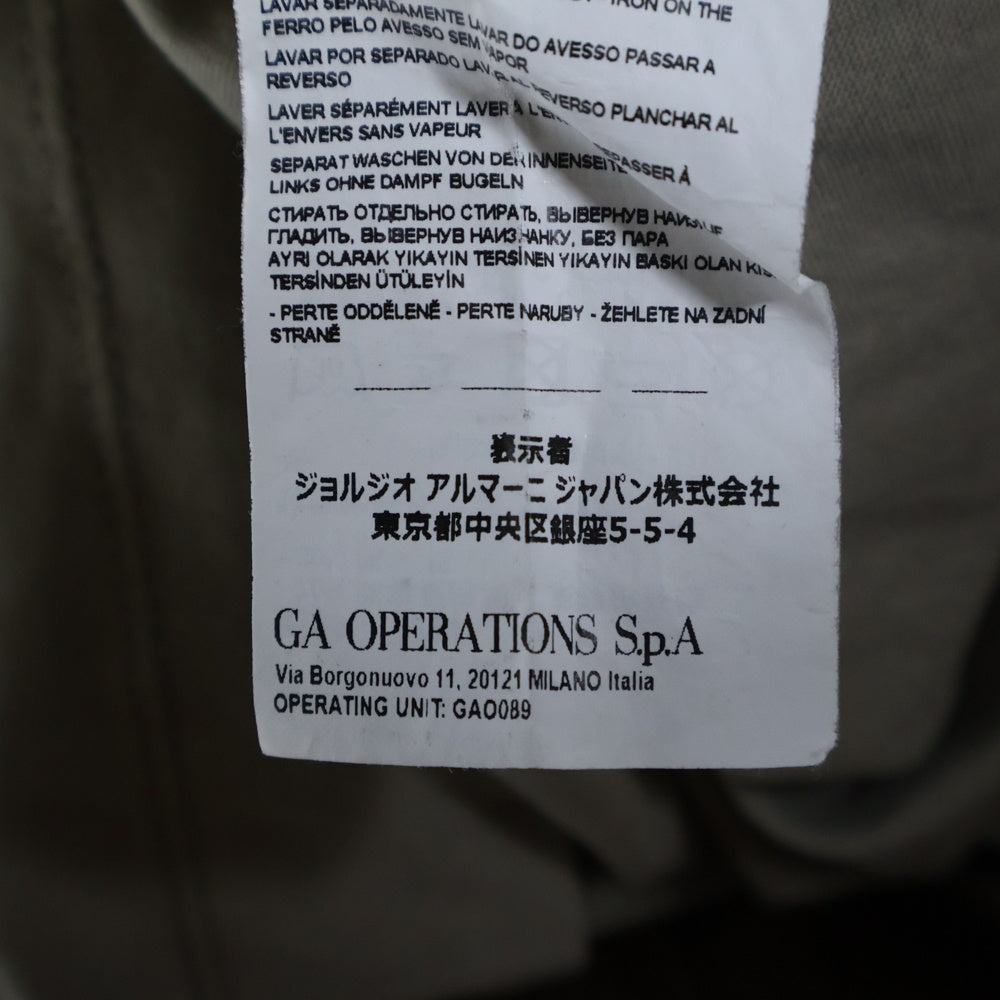 EMPORIO ARMANI(エンポリオアルマーニ) フロントロゴ 半袖Tシャツ カットソー ブラウン 8N1TF5 1JUVZ