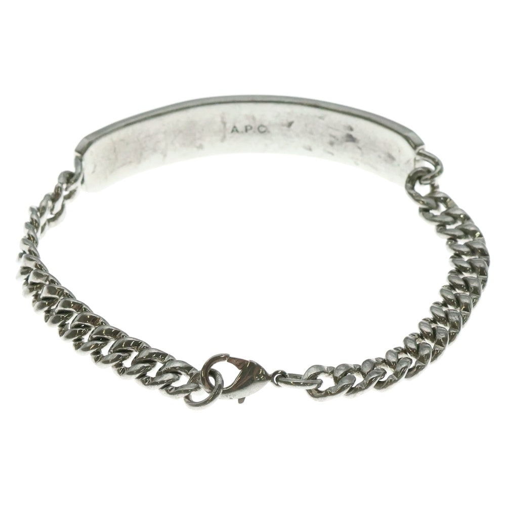 A.P.C(アーペーセー) CHAIN BLACELET チェーンブレスレット シルバー