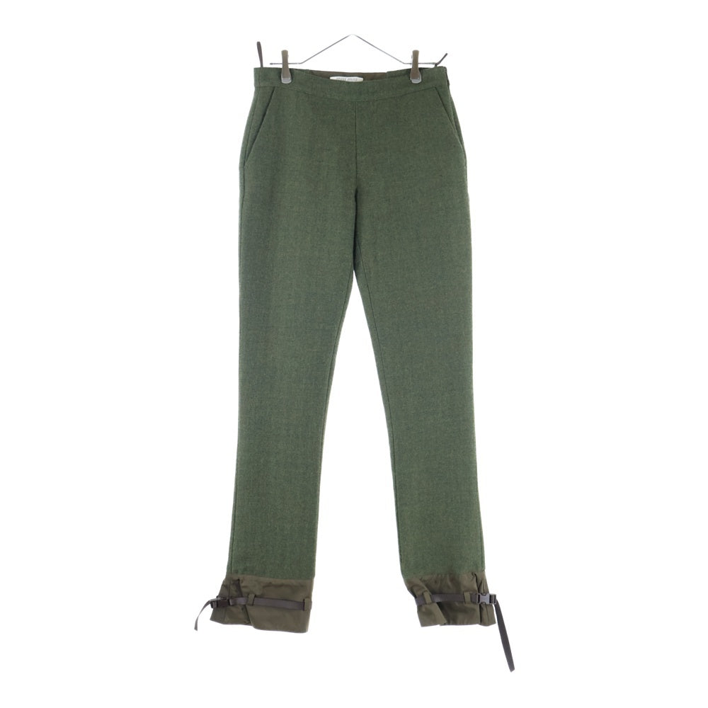 miumiu(ミュウミュウ) WOOL TAILORED PANTS ウール テーラードパンツ カーキ