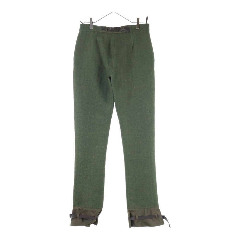 miumiu(ミュウミュウ) WOOL TAILORED PANTS ウール テーラードパンツ カーキ
