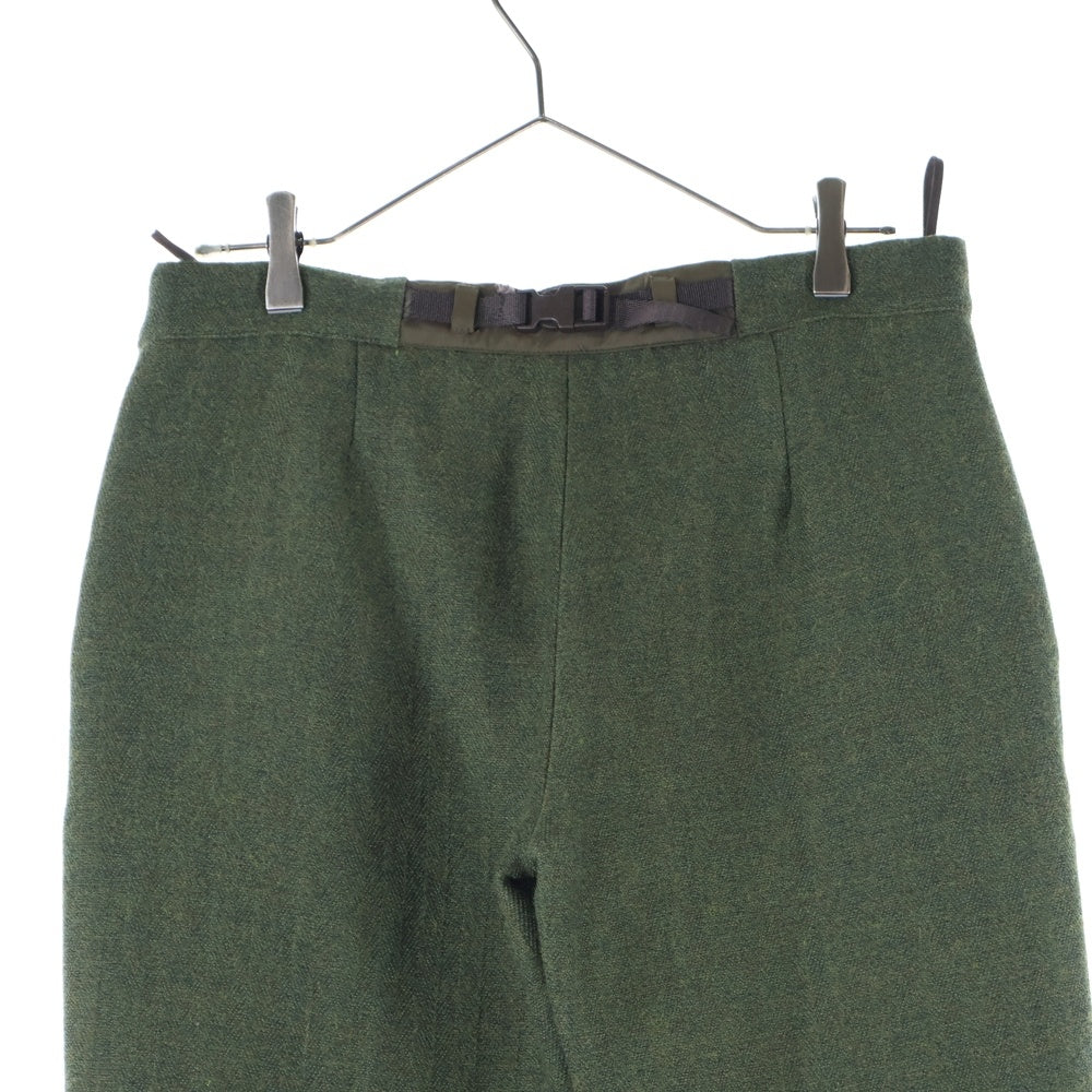 miumiu(ミュウミュウ) WOOL TAILORED PANTS ウール テーラードパンツ カーキ