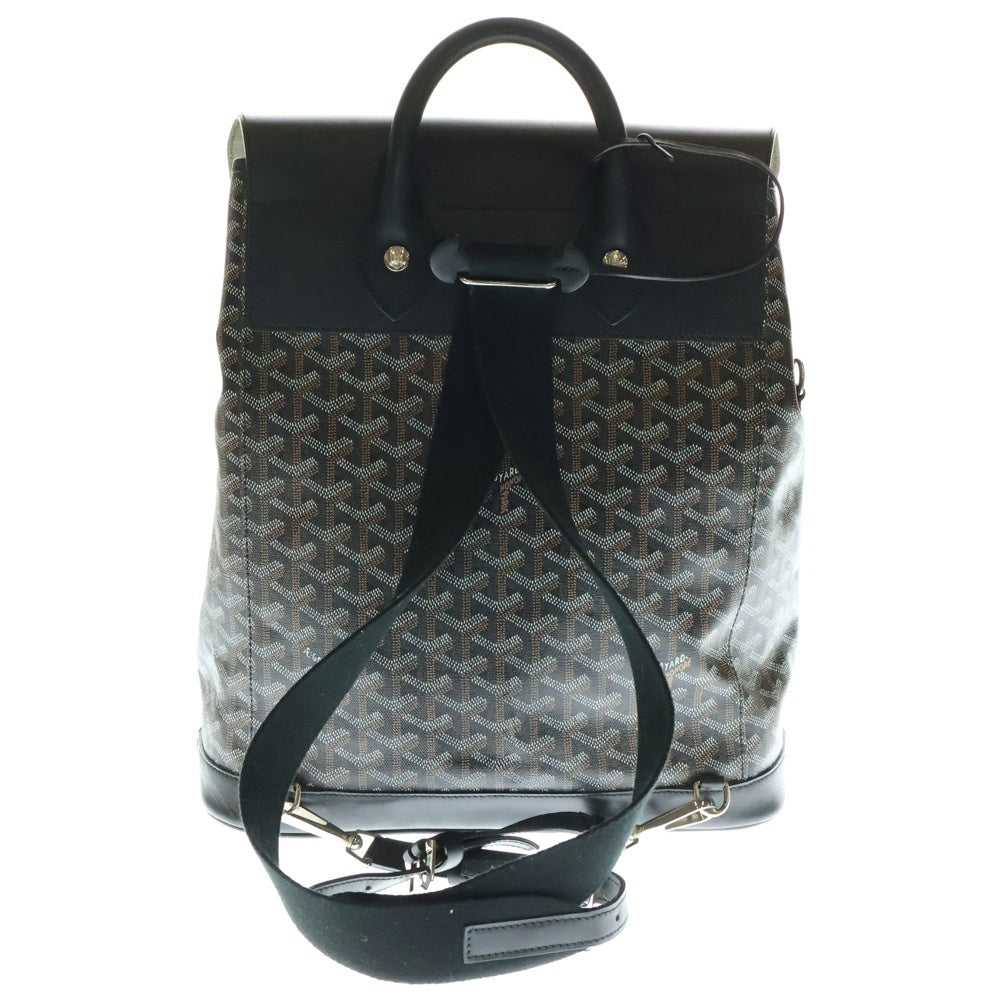 GOYARD(ゴヤール) アルパンMM PVC レザーエリンボーン 2WAYバックパック リュック ブラック/ブラウン