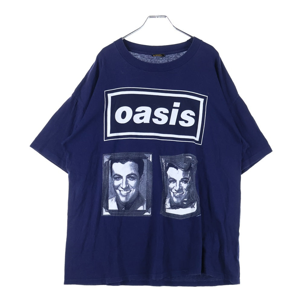VINTAGE(ヴィンテージ) 90s OASIS SHAKER MAKER TEE オアシス フロントプリント半袖Tシャツ カットソー ネイビー