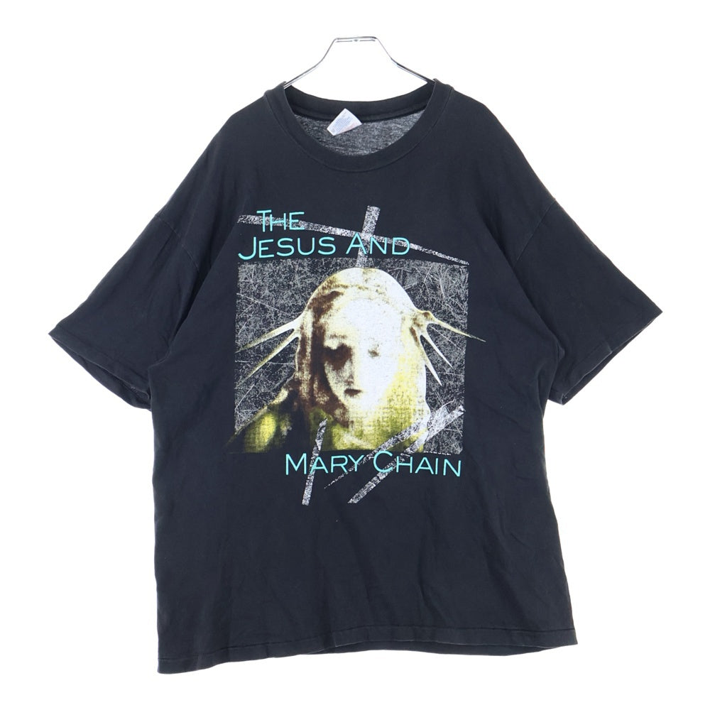 VINTAGE(ヴィンテージ) 90S THE JESUS AND MARY CHAIN ジーザス&メリーチェイン 両面プリント クルーネック 半袖Tシャツ カットソー ブラック
