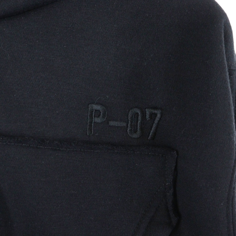 TOGGLE(トグル) ZIP-UP HOODIE ジップアップ フーディー パーカー ブラック 31PT07JE22USB