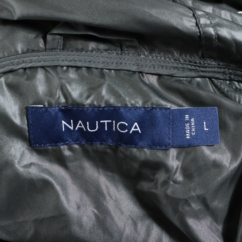 NAUTICA(ノーティカ) ナイロン スナップボタン PETフードコート グレー 221-1530