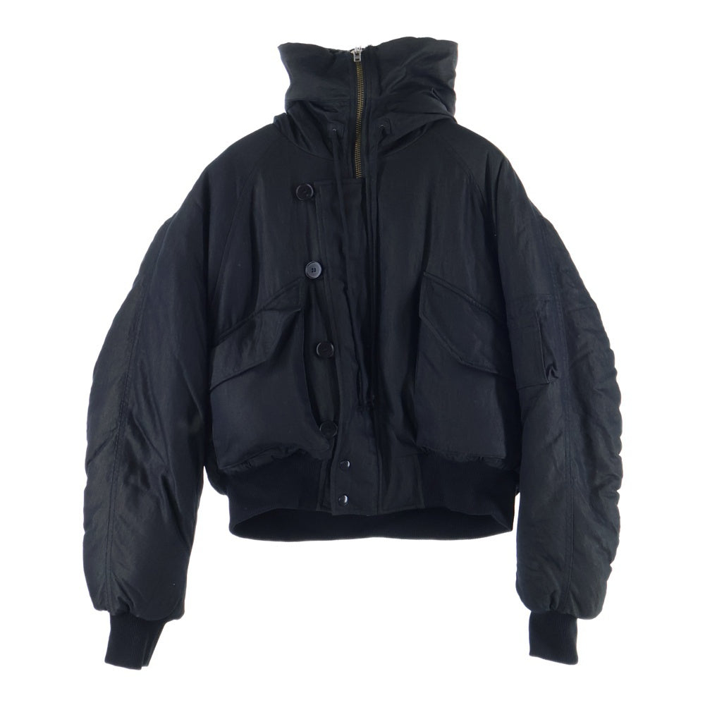 NO BRAND(ノーブランド) JCAESAR STUDIO BOA JACKET ボアジャケット フーディー ブラック