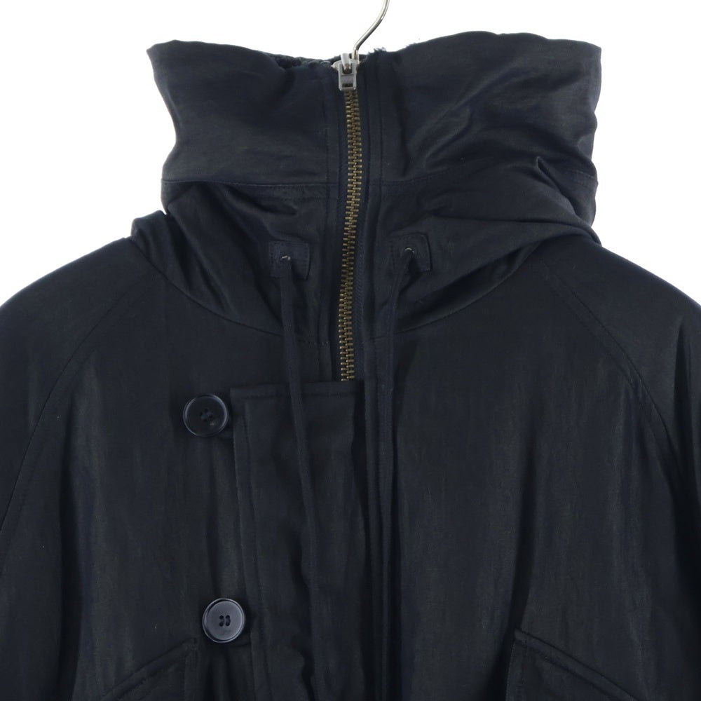 NO BRAND(ノーブランド) JCAESAR STUDIO BOA JACKET ボアジャケット フーディー ブラック