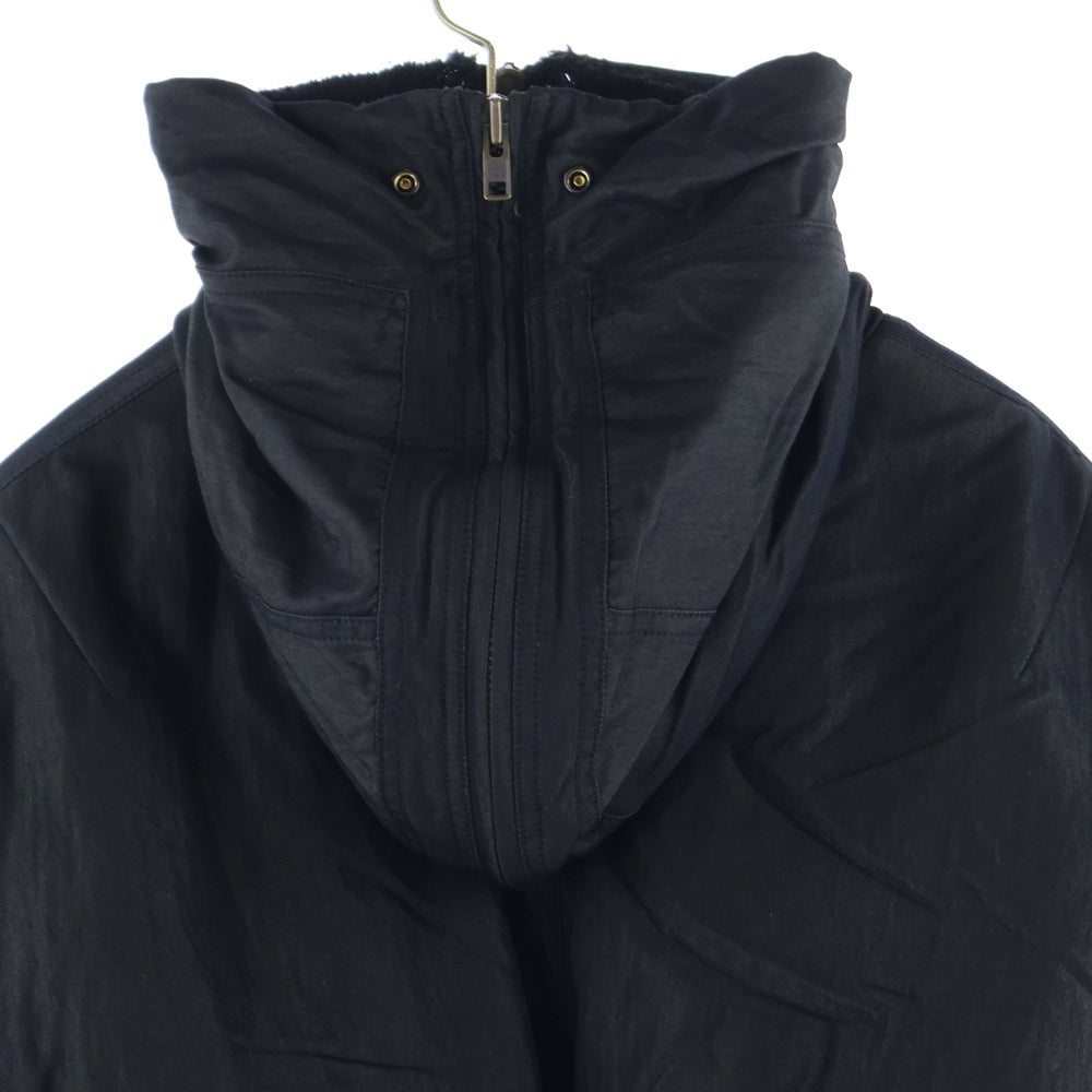 NO BRAND(ノーブランド) JCAESAR STUDIO BOA JACKET ボアジャケット フーディー ブラック