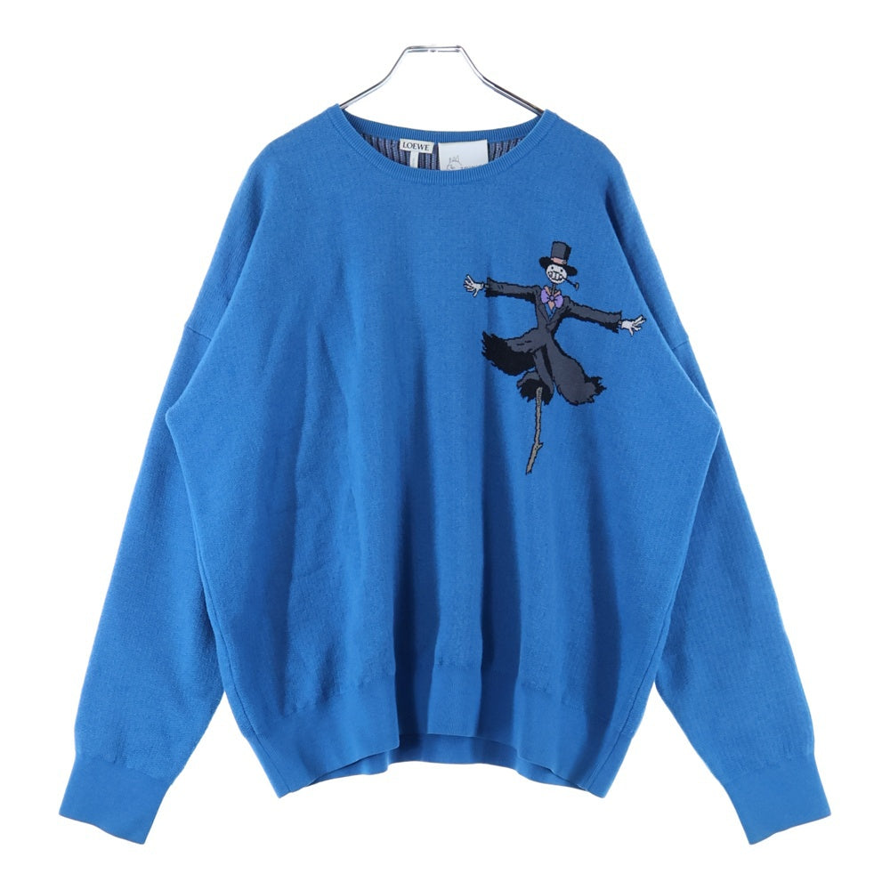 LOEWE(ロエベ) ×STUDIO GHIBLI WOOL KNIT スタジオ ジブリ ウールニットセーター ブルー