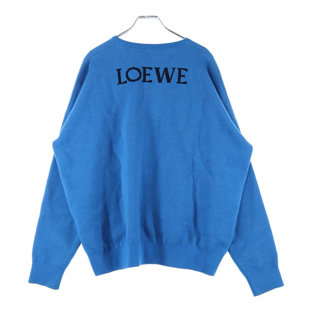 LOEWE(ロエベ) ×STUDIO GHIBLI WOOL KNIT スタジオ ジブリ ウールニットセーター ブルー