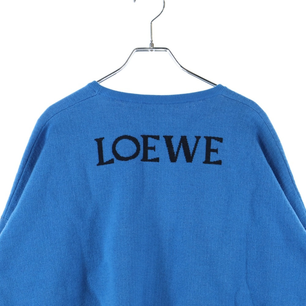 LOEWE(ロエベ) ×STUDIO GHIBLI WOOL KNIT スタジオ ジブリ ウールニットセーター ブルー