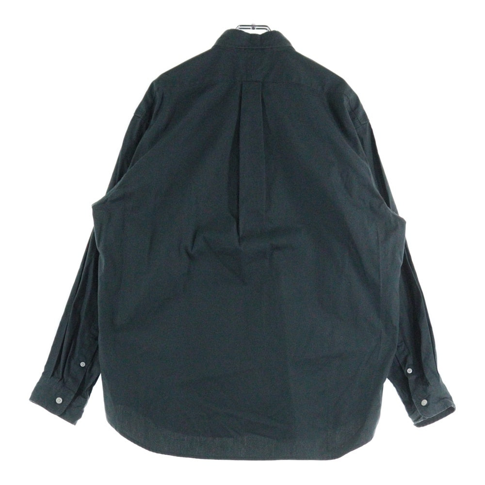 THE NORTH FACE PURPLE LABEL(ノースフェイスパープルレーベル) L/S HALF DOME SHIRT ロゴ刺繍 長袖シャツ グレー NR12450