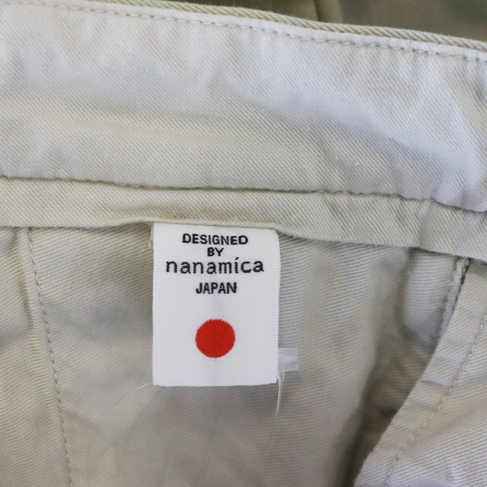 nanamica(ナナミカ) Wide Straight Chino Pants チノパンツ ベージュ S25SC079