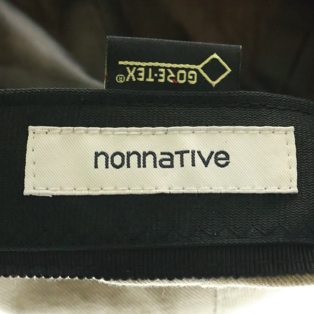 nonnative(ノンネイティブ) DWELLER CAP COTTON TWILL WITH GORE-TEX ゴアテックス 6パネルキャップ 帽子 ベージュ NN-H3002